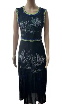 Cynthia Rowley Beaded 100% nylon evening gown- 8