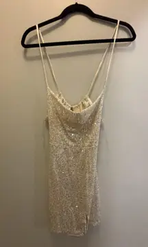 Xtraordinary Gold Sparkly Homecoming Dress