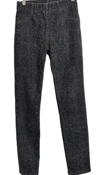 Femi‎ Made in Italy Leopard Gray Jegging Pull On Pants Size 40