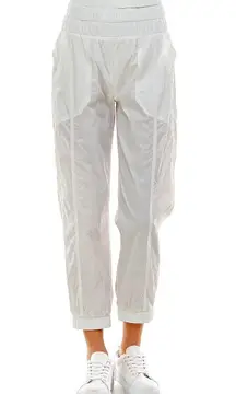 | Smocked Waist Jogger with Pockets | White | S | CP9480 | Sample Sale