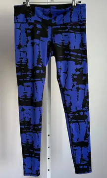 ALO Yoga High Waist Leggings workout‎ Black Blue Tie Dye Activewear size M