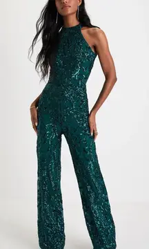 Lulus Emerald Green Jumpsuit