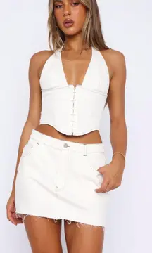 White Fox Boutique power hour mini skirt size small