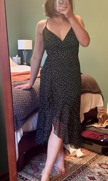 Black Polka Dot Dress