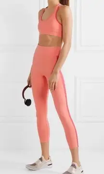 All Access Center Stage Cropped Stretch Leggings in
Peach X small