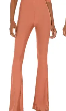 Selkie The Bell Bottoms Pants Cocoa Terracotta Flare High Waist Revolve