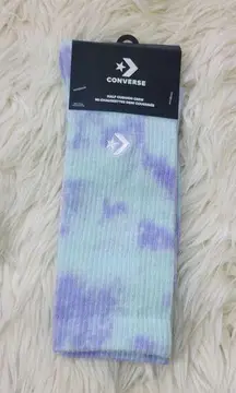 Converse Sz M Unisex Crew Socks New Tie Dyed