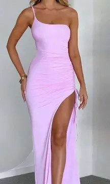 Babyboo Long bodycon one shoulder formal dress 
