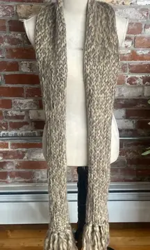 Universal Thread Oversized Brown  Knit Scarf