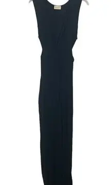 Enough About Me... Black Maxi Sleeveless Dress Size XS/S