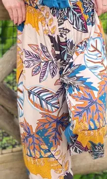 Tropical Print Jumpsuit