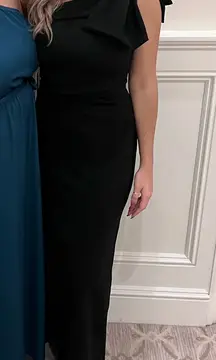 Black maxi dress