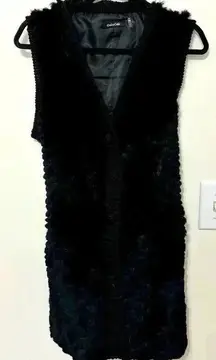 Dolce Cabo Wool and Rabbit Fur Blend‎ Vest