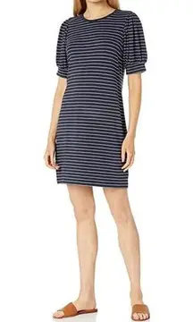 Daily Ritual NWT Striped Puff Sleeve Dress