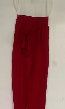 Windsor White and Red Jumpsuit