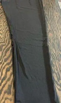 Woman’s Chico's Pull-On Dress Pants Black Flowy (448)