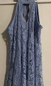 Light Blue Lace Dress