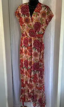 Neiman Marcus  CHIFFON MAXI DRESS Sz: 6