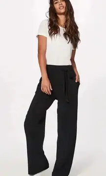 Lululemon Noir Pant Black Dress Pants Elastic waist and tie