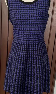 T Tahari Daphne wool blend sleeveless dress