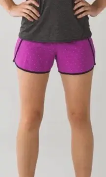 Lululemon Run Times Shorts Reflective Nightfall Ultraviolet Silver