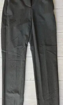H&M Women's Grey Slack Dress Pants Straight Leg Size 2