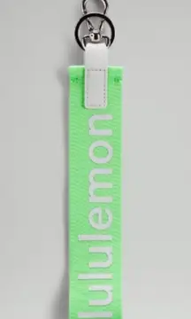 Lululemon OG Never Lost Keychain Color Scream Green/Vapor Rare HTF NWT