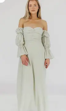 Corrine Tiered Sleeve Maxi Dress