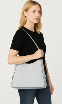 kate spade new york womens Key to My Heart Embossed Patent Leather Flap