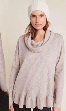Maeve-ADDIE RUFFLED HACCI PULLOVER