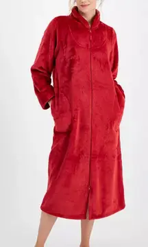 Brand New Charter Club Women's Size XS Fire Brick Super Soft Plush Teddy Robe