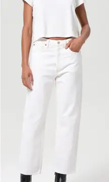 Agolde 90'S CROP MID RISE STRAIGHT
IN‎ FORTUNE COOKIE Women’s size 27 0317