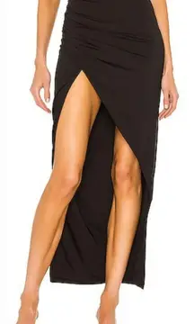 Superdown Lydia Maxi Skirt Set in Black XS