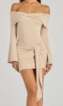Off shoulder mini dress