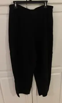 Josephine Chaus‎ Black Silk Pants Women's Size 16 Career Party