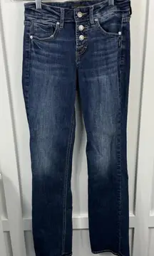 Cute Silver Jeans Size 25 33L Slim Bootcut