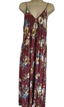 Final Touch Floral Spaghetti Strap Dress M