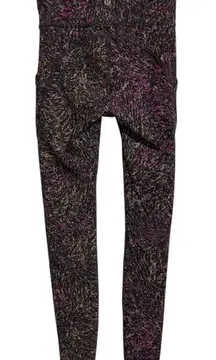 Lululemon‎ Align High Rise Leggings 25" Yoga Pants Purple Black Patterned SZ 2