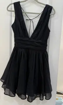 black and white party dress White & Black Party Dress Large