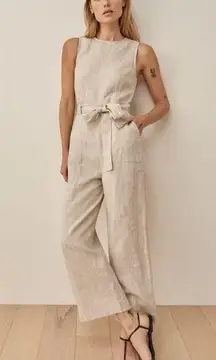 Reformation  Naomi Linen Jumpsuit