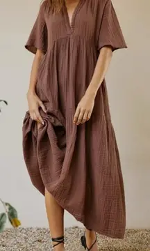 Anthropologie Maxi Lounge Dress