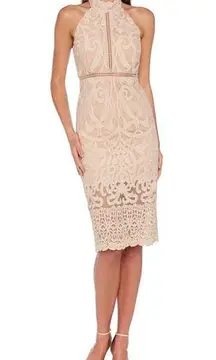 HANA LACE DRESS IN PINK ROSE SIZE 4/XS