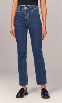 Ultra High Rise Ankle Straight Jean