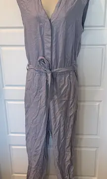 NWT SPLENDID Ailana Tie Waist Jumpsuit in a Light Purple Lavendar small NWT