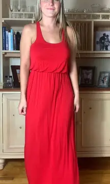 Red Maxi Dress