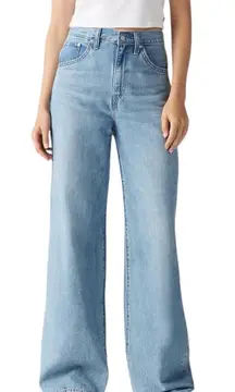 NWT Levi’s Cinch Baggy Women’s Jeans 30 x 31 Invested Indigo High Rise Wide Leg