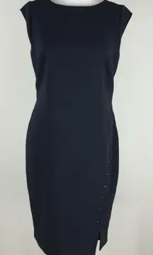 Limited Elegant Black Dress with Studded Detail Effortless noir essentials