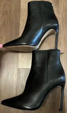 Diesel Genuine Leather Black Ankle Boots. 6-36
