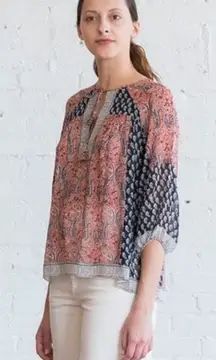 Ulla Johnson 100% Silk Georgette Aix Peasant