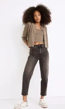 Madewell Women’s Balloon Jeans in Brunswick Wash Black Size 27